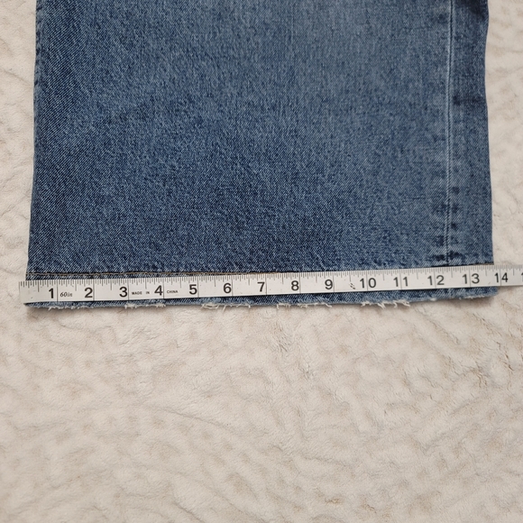 Current/Elliott Women's Wide Leg Crop Jean Size 28 NWT Bromes Blue - Picture 14 of 16